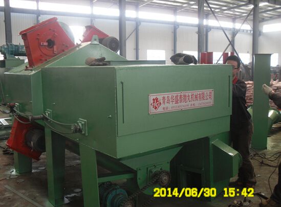 圓鋼棒材拋丸機發往長沙