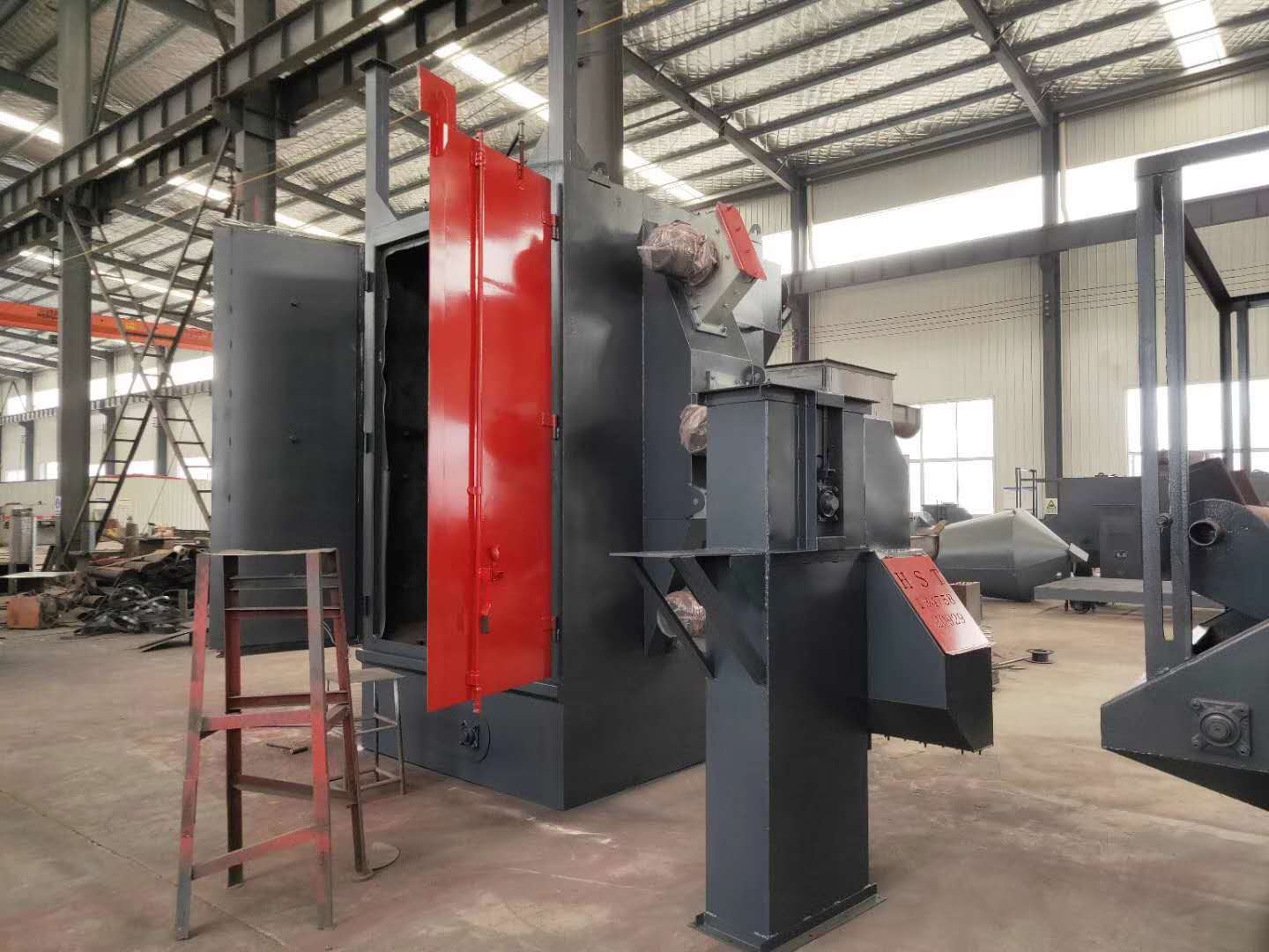 q3720吊鉤式拋丸機發往安徽 q3720吊鉤式拋丸機發往安徽