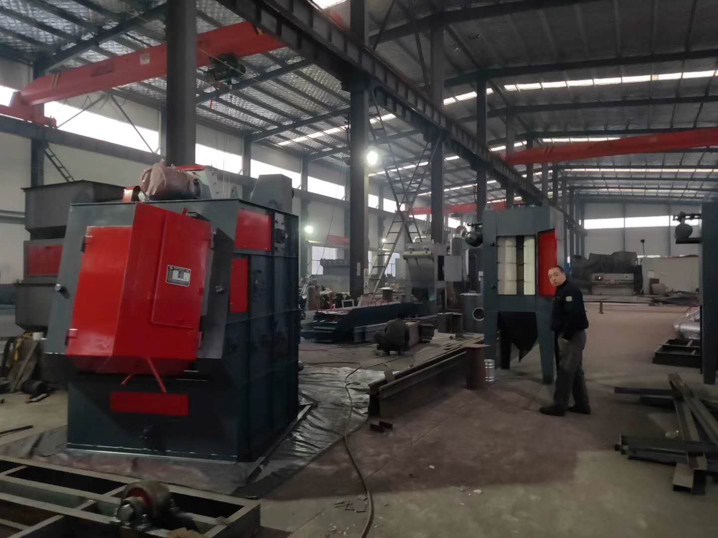 q3210履帶式拋丸機發往即墨 q3210履帶式拋丸機發往即墨