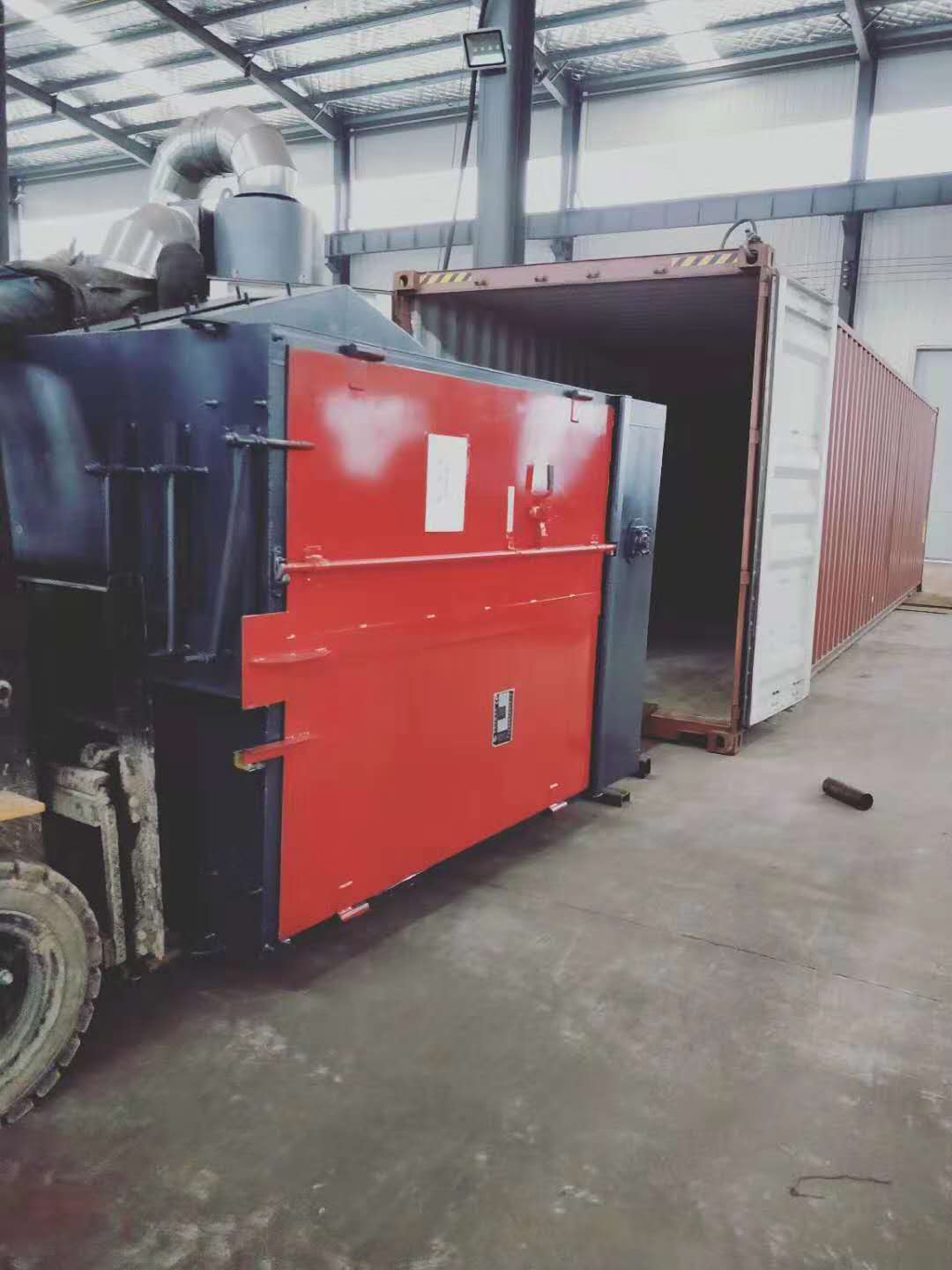 吊鉤式拋丸機發往越南 吊鉤式拋丸機發往越南