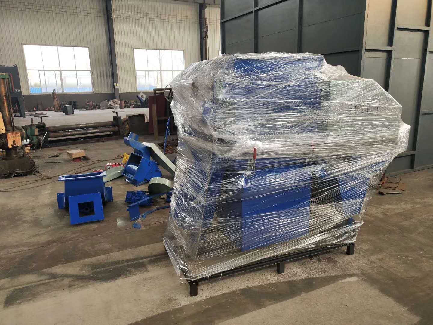 hst550拋丸機發往銀川