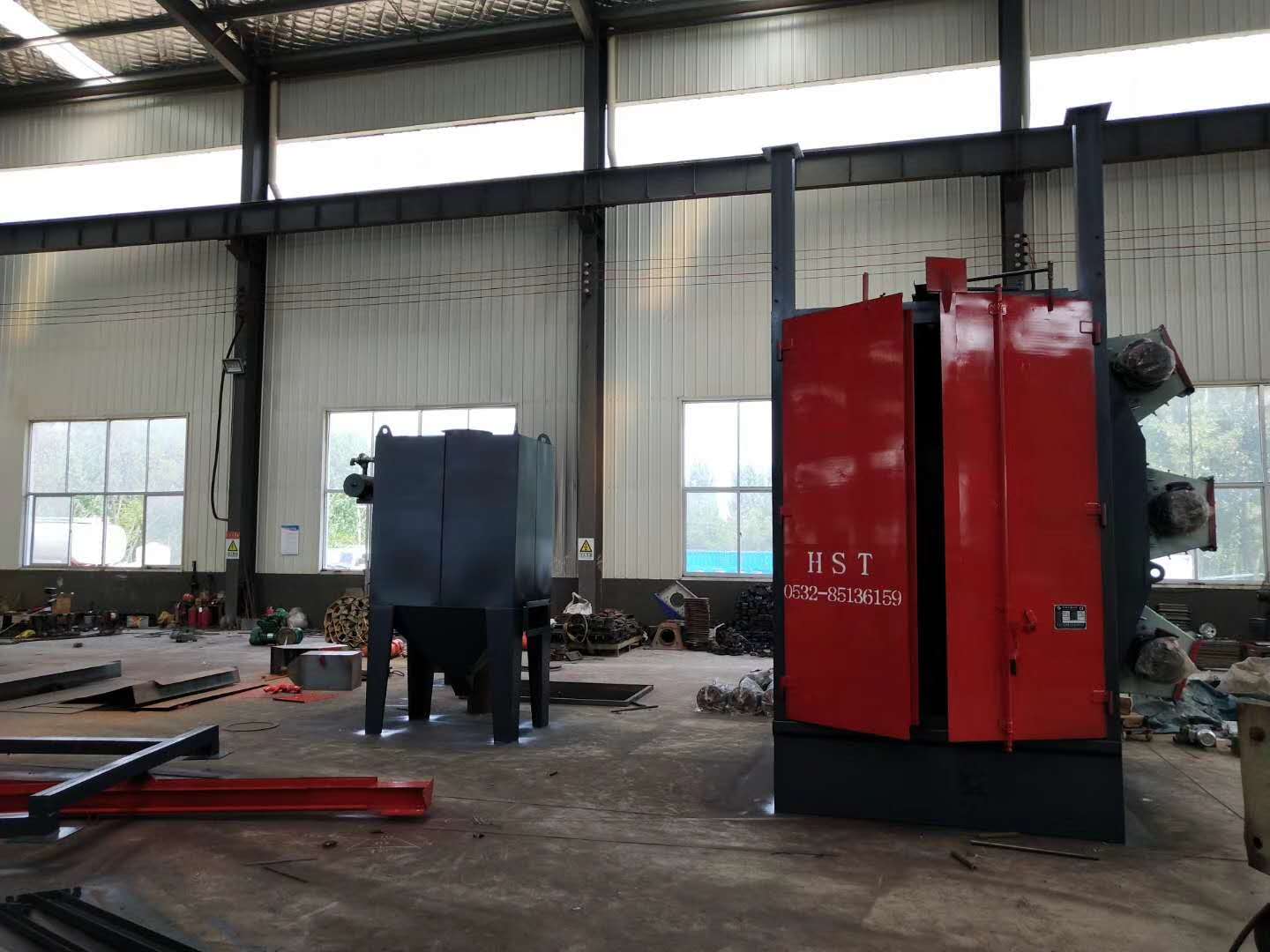 q3720吊鉤式拋丸機發往濟寧