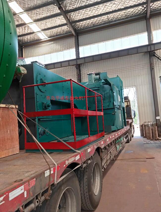 雙吊鉤拋丸機一臺3710一臺377發往內蒙古包頭2019年