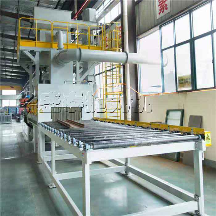 hs6910輥道通過式拋丸機主要特點 hs6910輥道通過式拋丸機主要特點